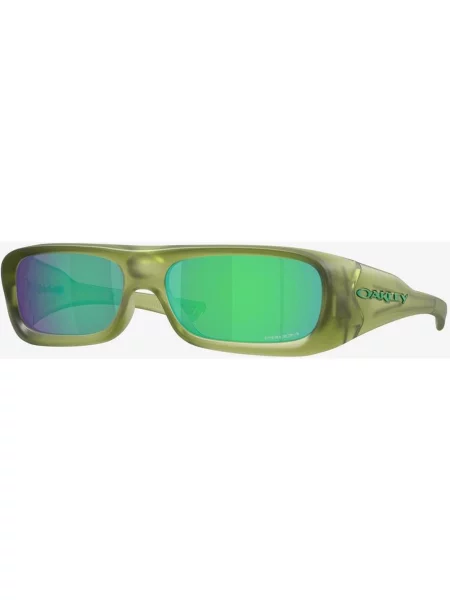 Okulary Oakley Permian Matte Transparent Fern z soczewkami Prizm Jade zielone