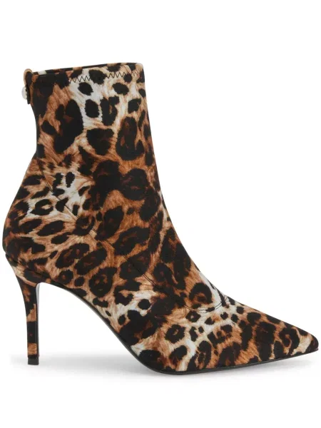 Cizme scurte Giuseppe Zanotti cu imagine cu model leopard negru