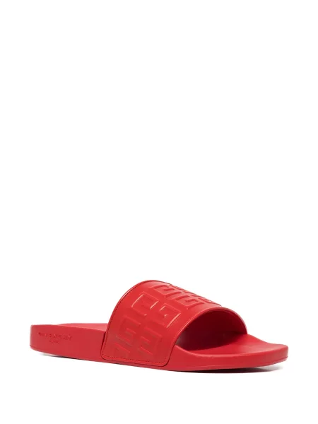 Klapki Givenchy czerwone