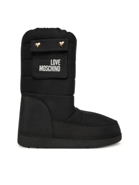 Cizme de zăpadă LOVE MOSCHINO negru