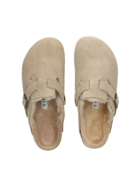 Klapki Birkenstock beżowe