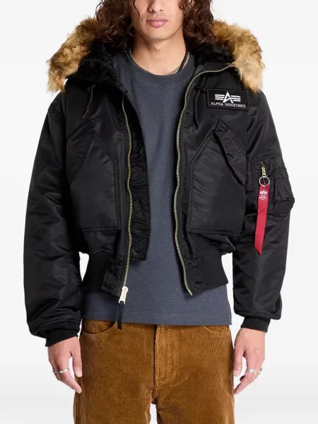 Geacă bomber Alpha Industries negru