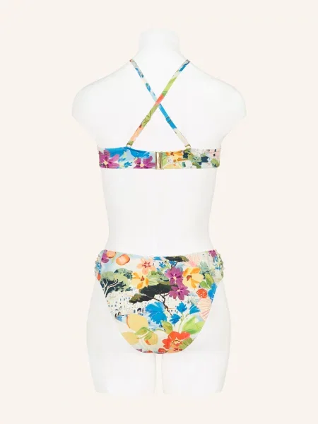 Maryan Mehlhorn Bralette Bikiny Riviera modrá / fialová červená