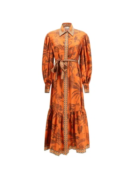 Rochie midi Alemais până la genunchi de costum portocaliu