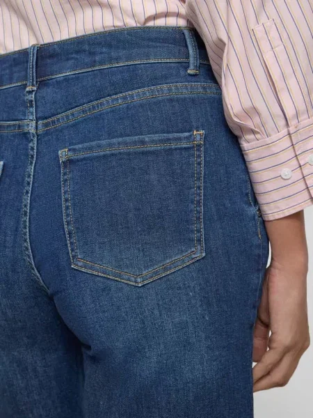 Szorty jeansowe z wpuszczanymi model Jane' Free/quent niebieskie