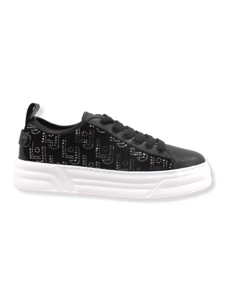 Sneakersy Liu Jo skórzane czarne