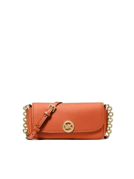 Body Michael Kors skórzany pomarańczowy