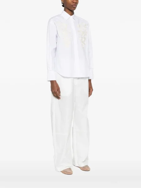 Haftowana koszula Ermanno Firenze biała