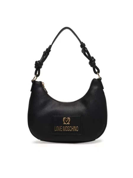 Love Moschino torebka z imitacji skóry czarna