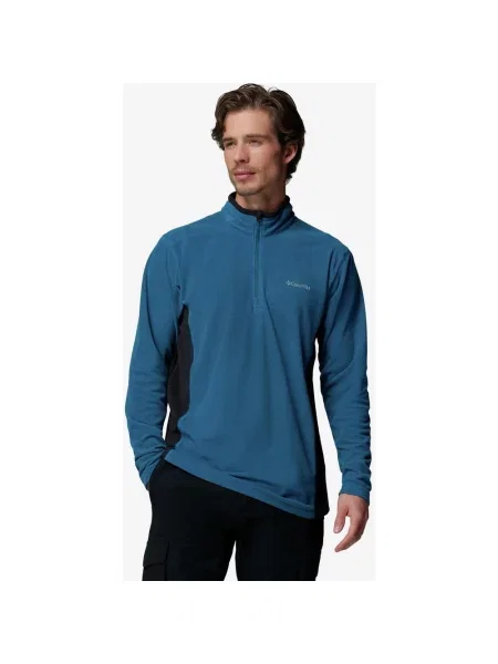 Polar Columbia Klamath Range II Half Zip niebieski petrol S czarny