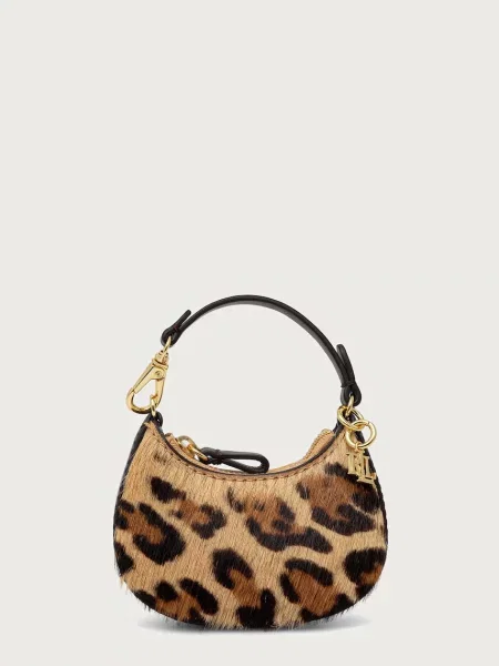 Lauren Ralph Lauren obesek za ključe usnjeni rjava