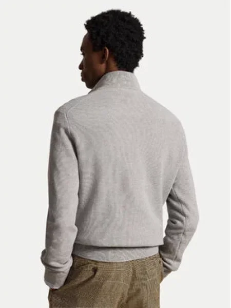 Polo Ralph Lauren pulover za muškarce od pamuka siva