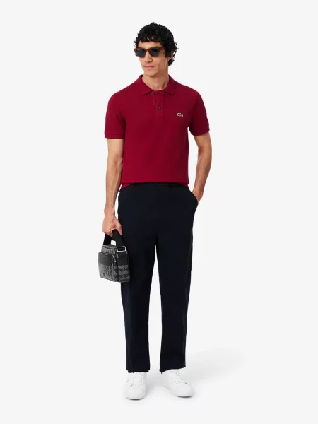 Поло Lacoste красное