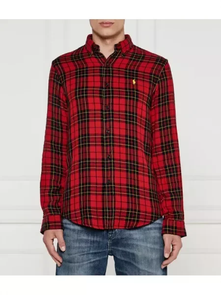 POLO RALPH LAUREN Cămașă | Custom fit roșu