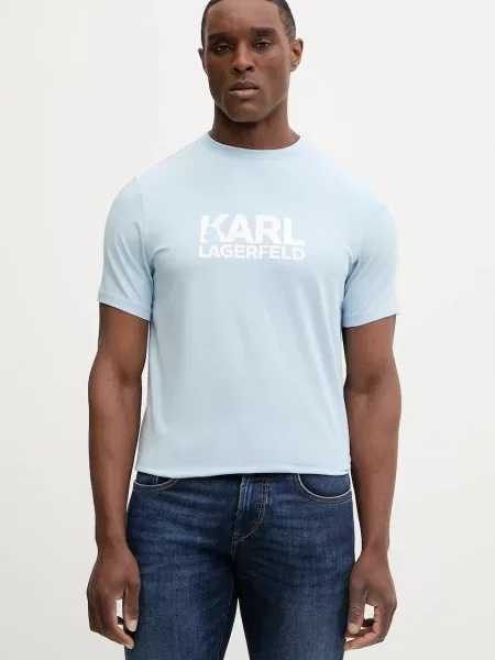 Karl Lagerfeld tričko modré