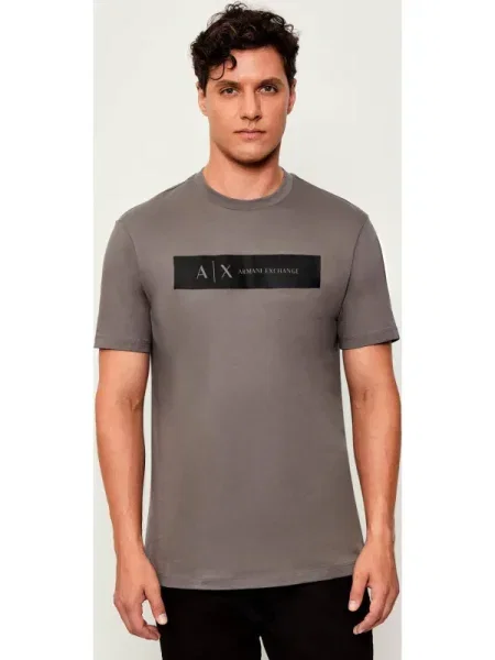 Armani Exchange Tricou gri