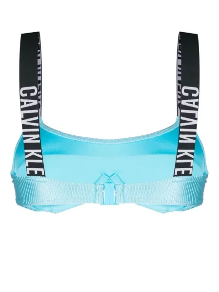 Briaunotas liemenėlė Calvin Klein mėlyna