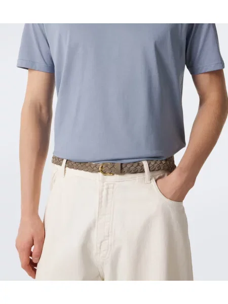 Tricou Sunspel din jerseu albastru