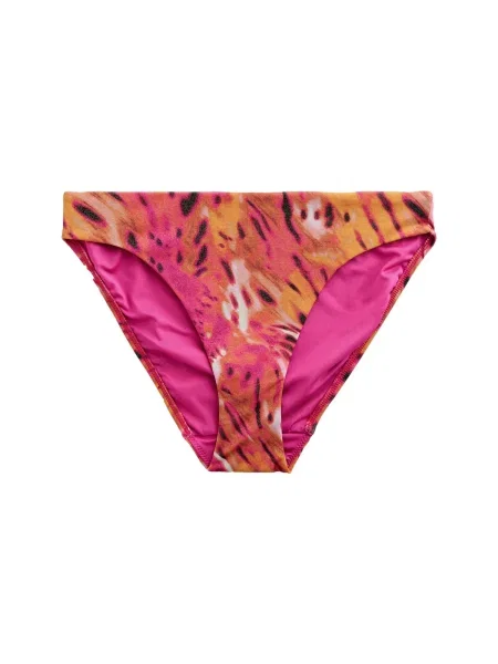 Next Slip costum de baie portocaliu / roz / negru alb