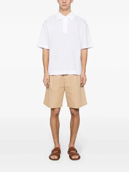 Tricou polo Missoni alb