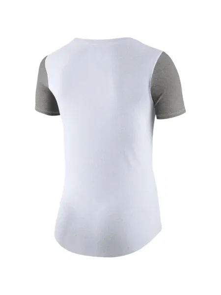 Baschet decupat tricou Nike din jerseu albastru