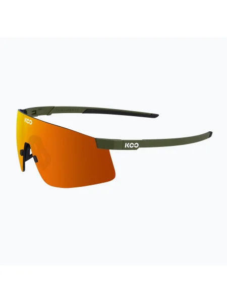 Olcsóbban. Napszemüveg Koo Nova olive green matt/orange mirror. Méret: OS zöld