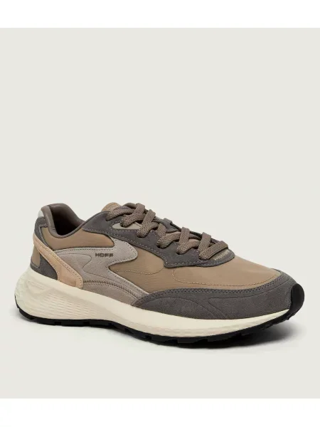 HOFF Sneakers City MKII | piele întoarsă gri