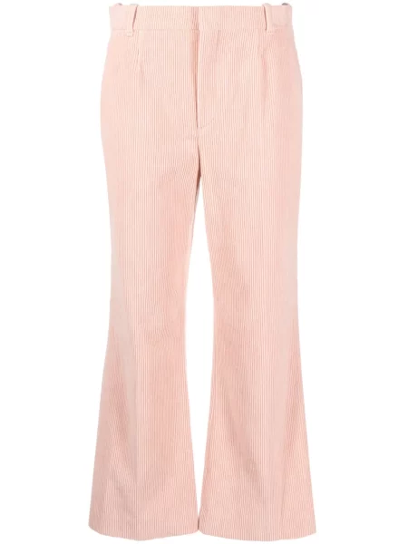 Cropp pantaloni Chloé de catifea cord