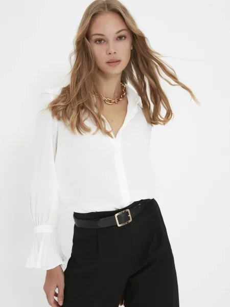 Cămașă Trendyol gri