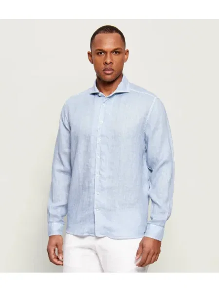 Gran Sasso Len ing SHIRT L/SLV kék