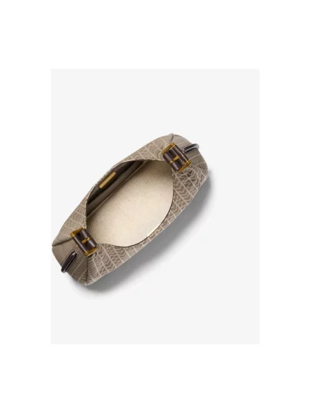 Torebka hobo Michael Kors skórzana brązowa