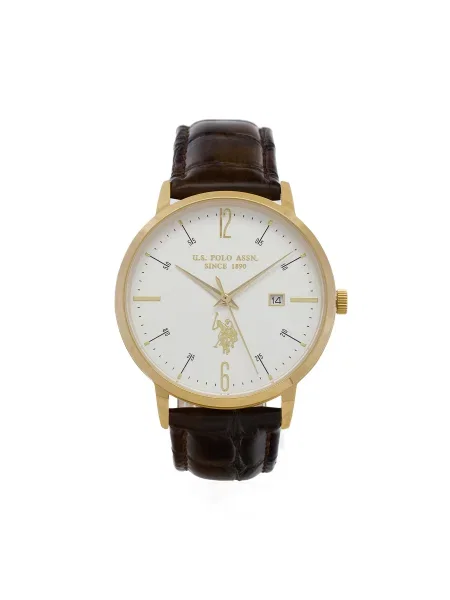 Hodinky U.S. Polo Assn. Dorian hnedá