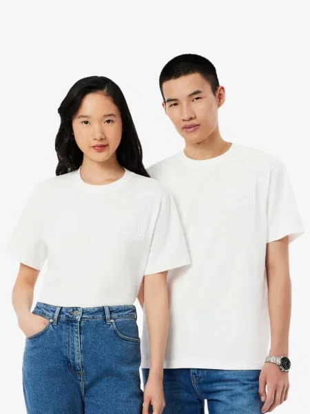 Дитяча футболка Lacoste біла