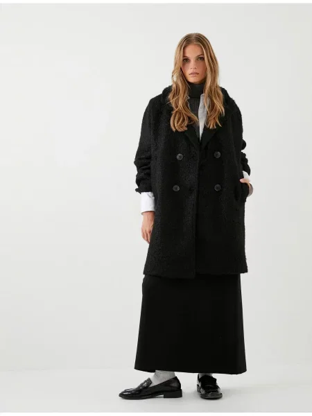 Płaszcz Koton czarny