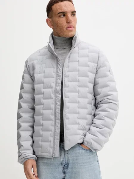Klasszikus kabát Calvin Klein szürke