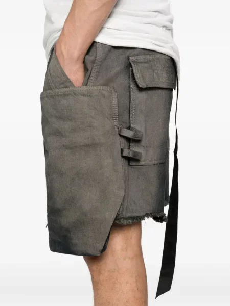 Kratke traper hlače Rick Owens Drkshdw plava