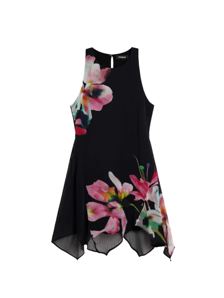 Desigual Rochie turcoaz / roz / negru alb