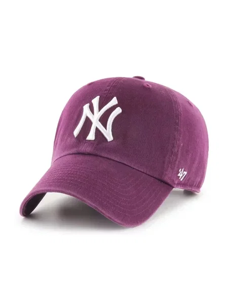 47 brand kapa s šiltom MLB New York Yankees vijolična