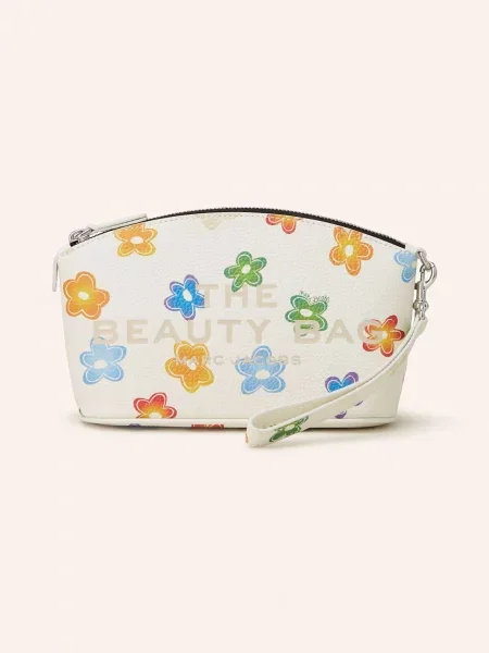 Kosmetyczka Marc Jacobs skórzana biała