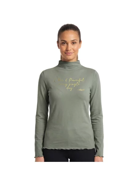 Lung tricou Leone 1947 cu mâneci lungi verde