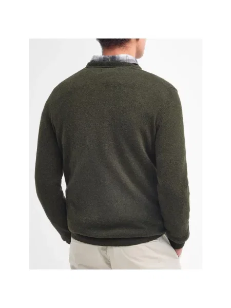 Dzianinowy sweter Barbour zielony