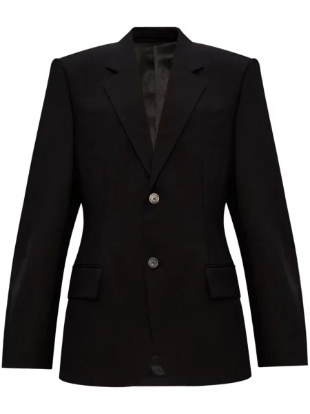 Sacou Balenciaga de lână negru