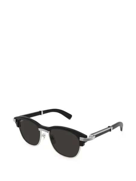 Ochelari de soare Cartier Eyewear cu autograf negru
