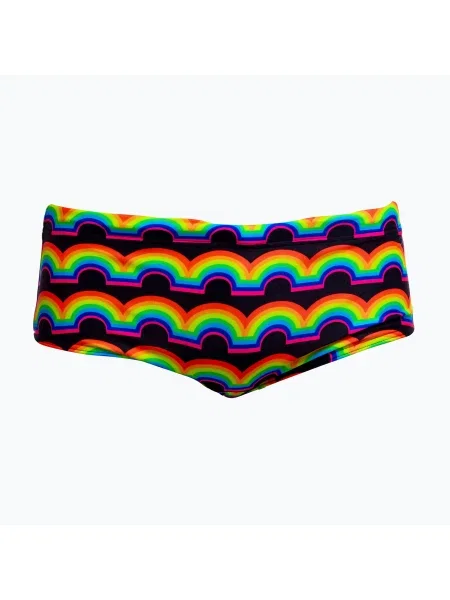 Gyerek úszó boxeralsó Funky Trunks Sidewinder Trunks rainbowie. Méret: 24 AUS