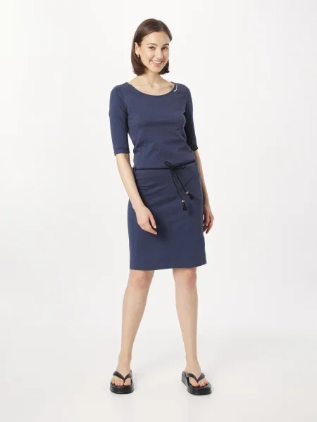 Ragwear Rochie TAMILA bleumarin alb