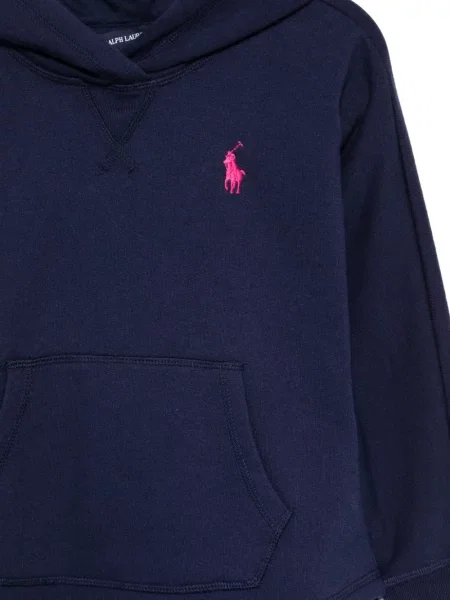 Bluza z kapturem dziecięca Polo Ralph Lauren niebieska