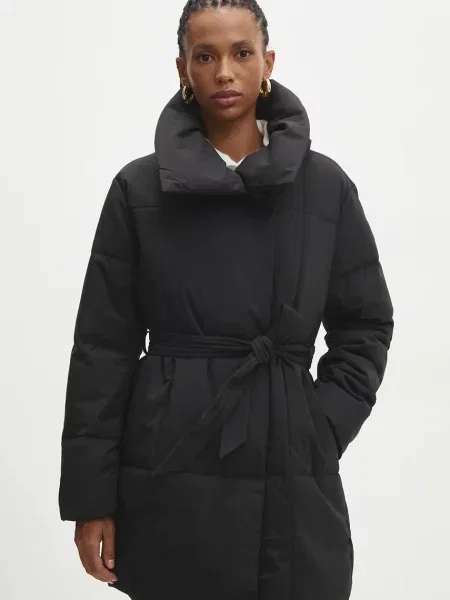 Answear Lab geaca femei de iarna oversize negru