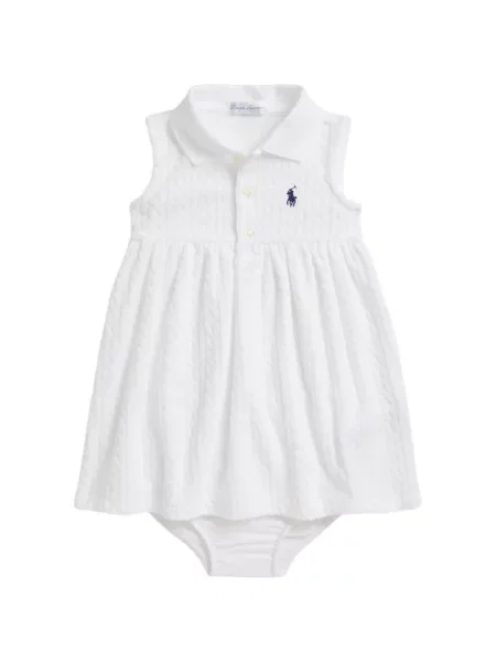 Sukienka dziecięca Polo Ralph Lauren biała