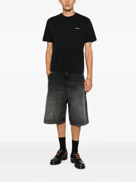 Scurt tricou Vetements cu imagine negru