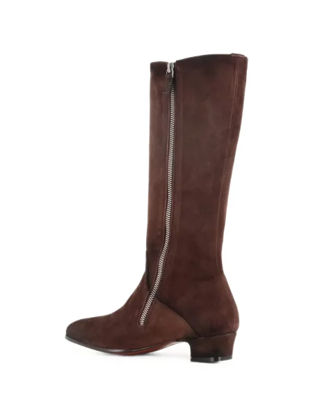 Botine Alexander Hotto din piele de căprioară maro